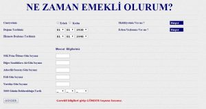 ne zaman emekli olurum