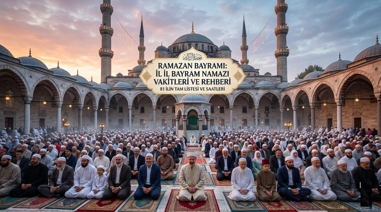 İllere Göre Bayram Namazı Saatleri